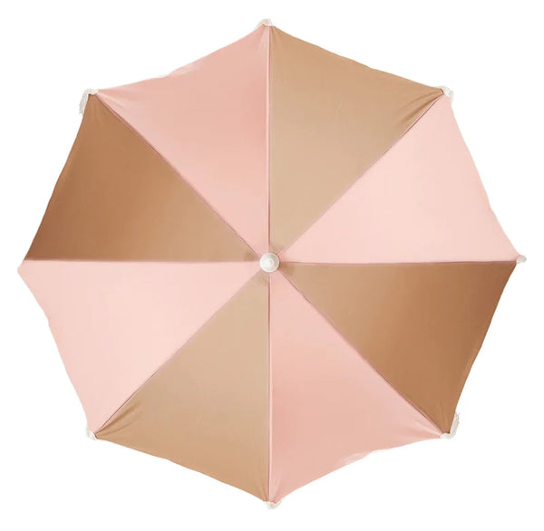 Holiday Beach Umbrella - 70's Panel Pink