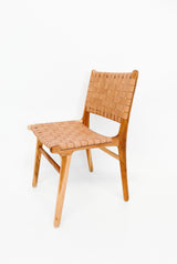 Casa Palma Dining Chair | Woven Leather | PRE ORDER