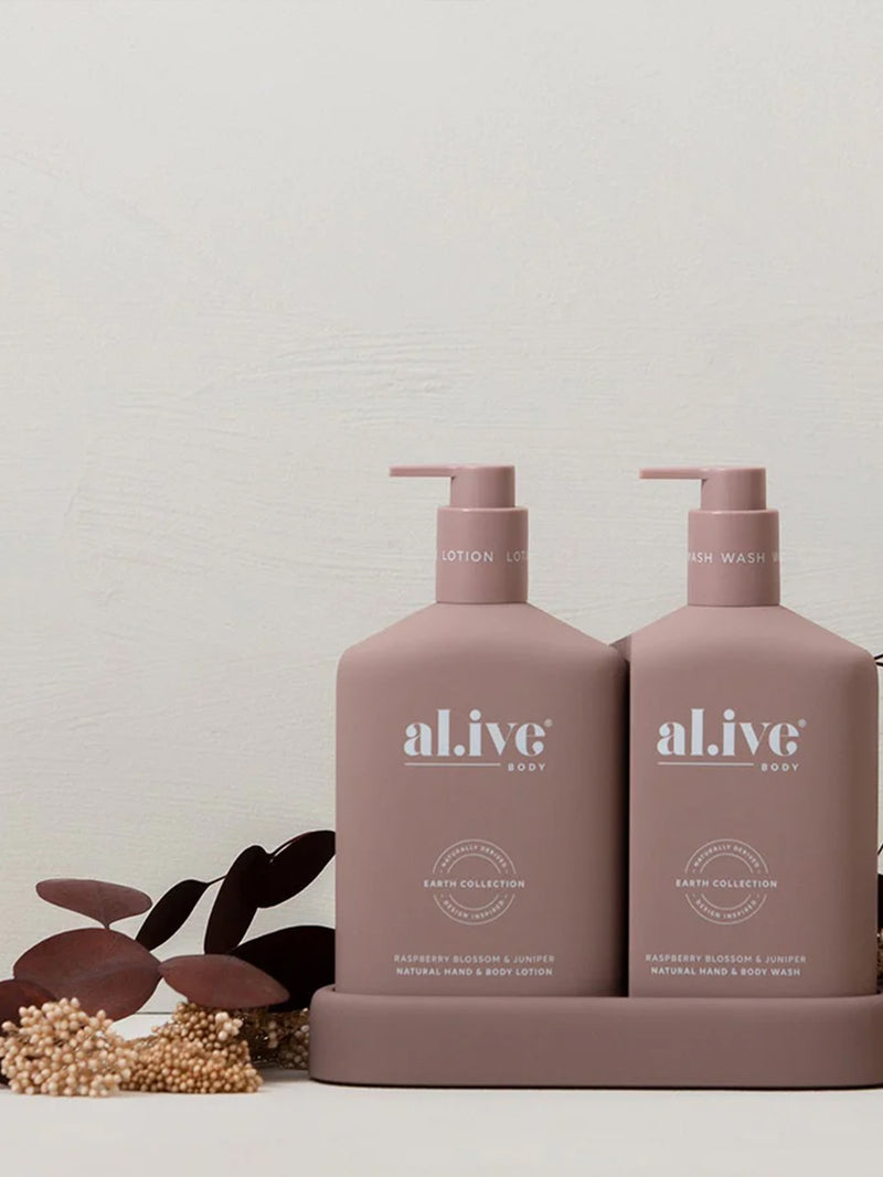 Alive Body Wash & Lotion Duo | Raspberry Blossom & Juniper
