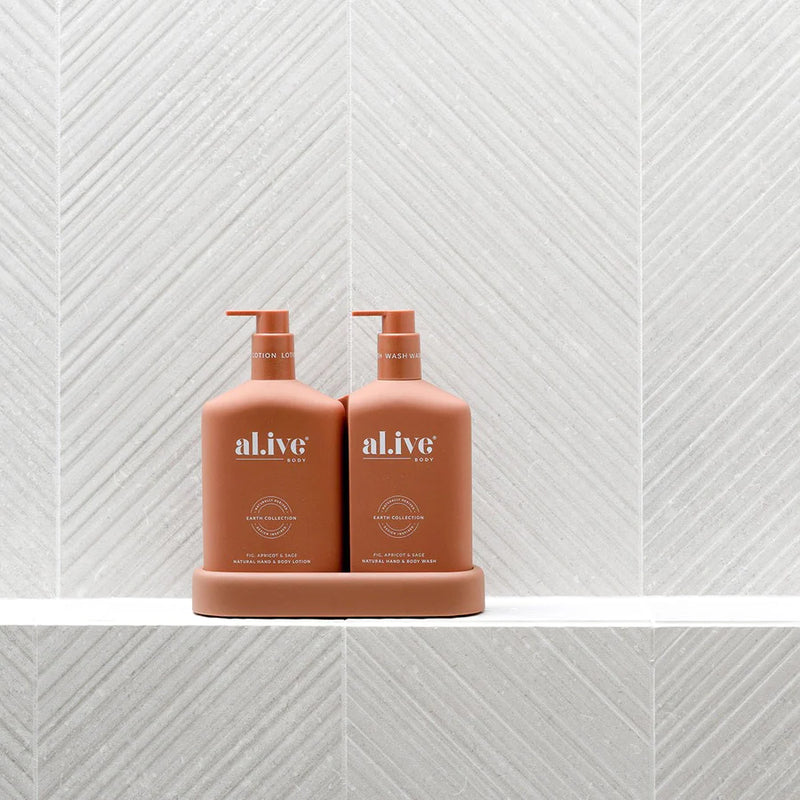 Alive Body Wash & Lotion Duo | Fig, Apricot & Sage