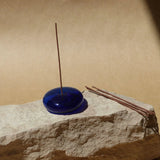Glass Vessel Incense Holder | Cobolt