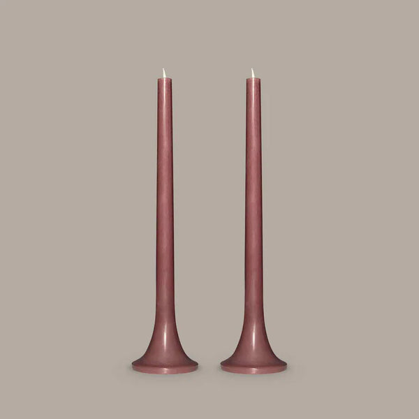 Tusk Tapers Candles | Chocolate | Set of 2