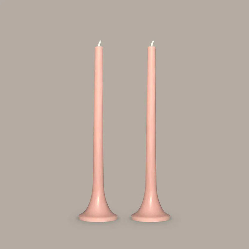 Tusk Tapers Candles | Clay | Set of 2