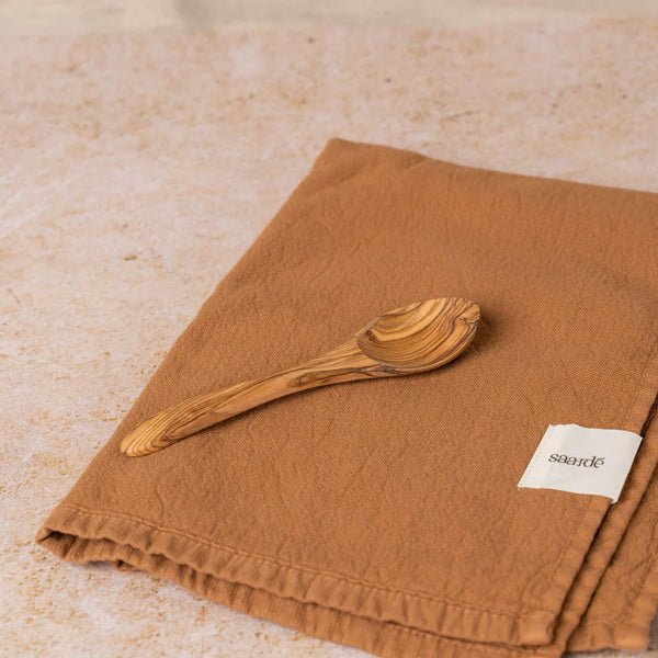 Saarde Vintage Wash Tea Towel |  Terracotta