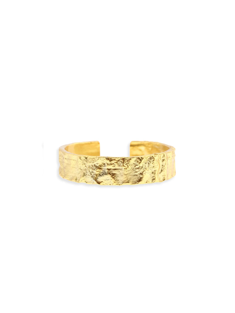 Arms of Eve Eros Gold Textured Ring