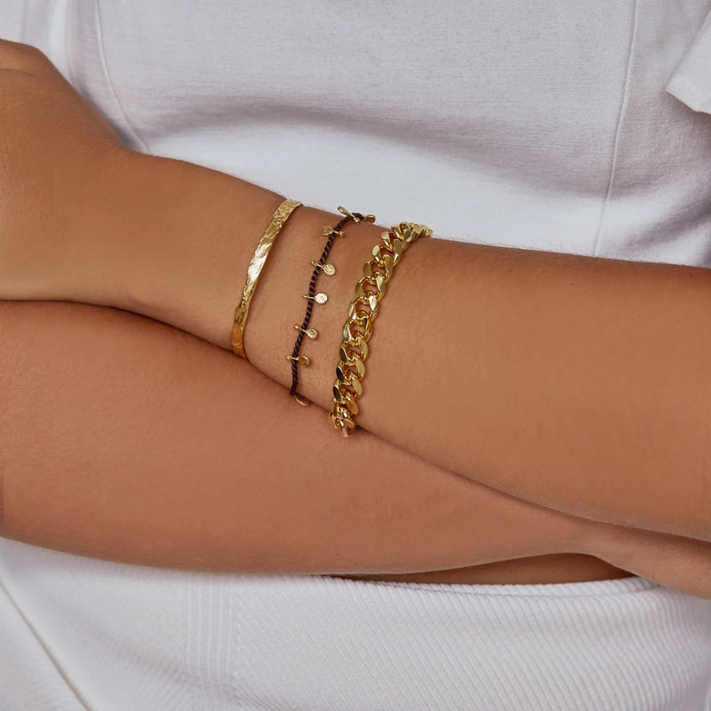 Arms of Eve Helios Gold Cuff Bracelet