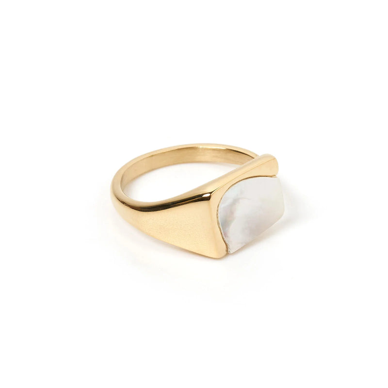 Cleo Gold and Mother of Pearl Ring