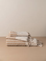 Chickpea Bath Sheet collection |  Stone/Terracotta