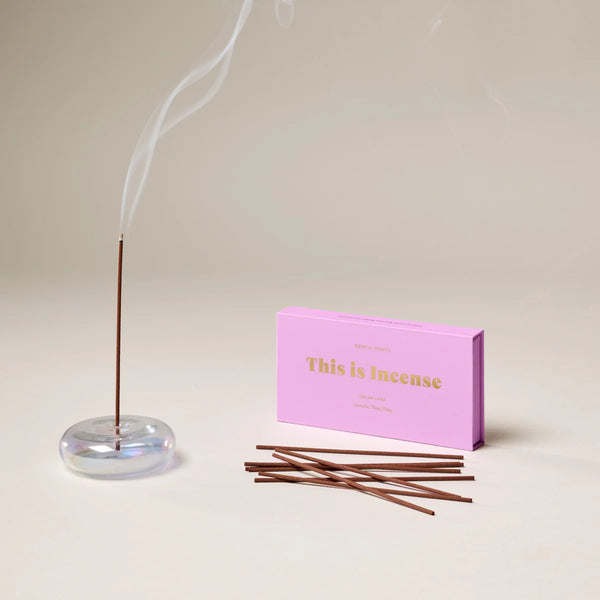 Glass Vessel incense holder | Iridescent