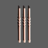 Spiral Tapers Candles | Clay | Set of 3