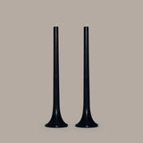 Tusk Tapers Candles | Black | Set of 2