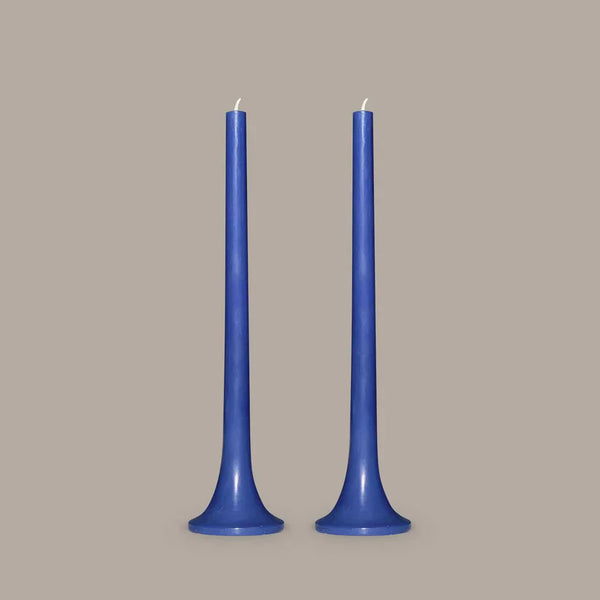 Tusk Tapers Candles | Ocean Blue | Set of 2