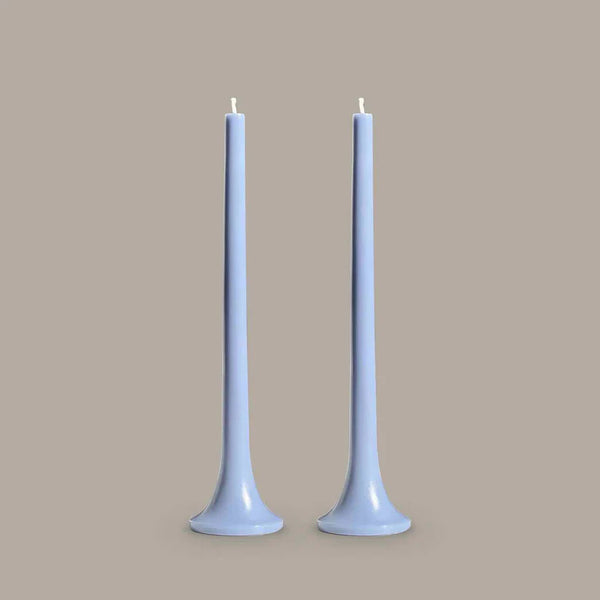 Tusk Tapers Candles | Sky Blue | Set of 2