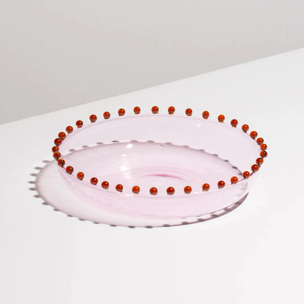 Pearl Platter | Pink + Amber