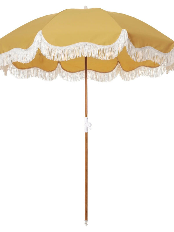 Business & Pleasure Co Holiday Beach Umbrella - Vintage Gold