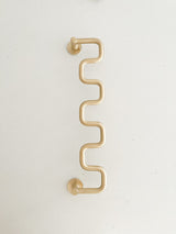 Haveli & Co Curvy Brass Door Handle - 55cm